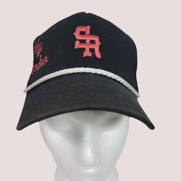 Stevenson Ranch Not My First Rodeo Snap Back Black Canvas Hat Trucker One Size - Picture 7 of 16